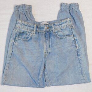 Rag & Bone Denim Print Joggers Sweatpants Jeans | Faux Denim | Lt Wash | EUC | S